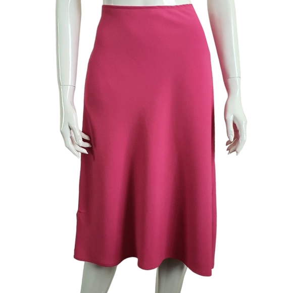 Liz Davenport Dresses & Skirts - Liz Davenport Vibrant Pink A Line Skirt Oversized 12 Vintage